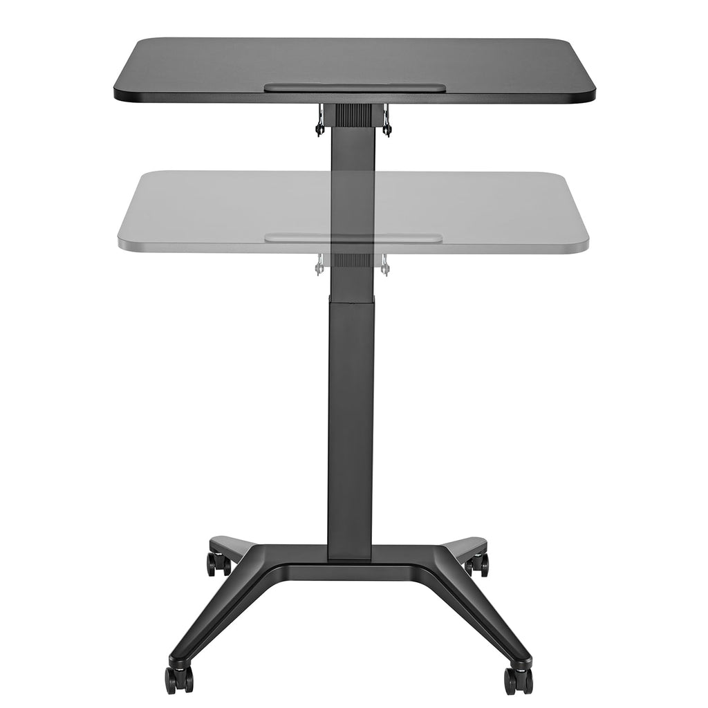 Maclean MC-453 B Table Mobile pour Ordinateur Portable Noir 80 x 52 cm