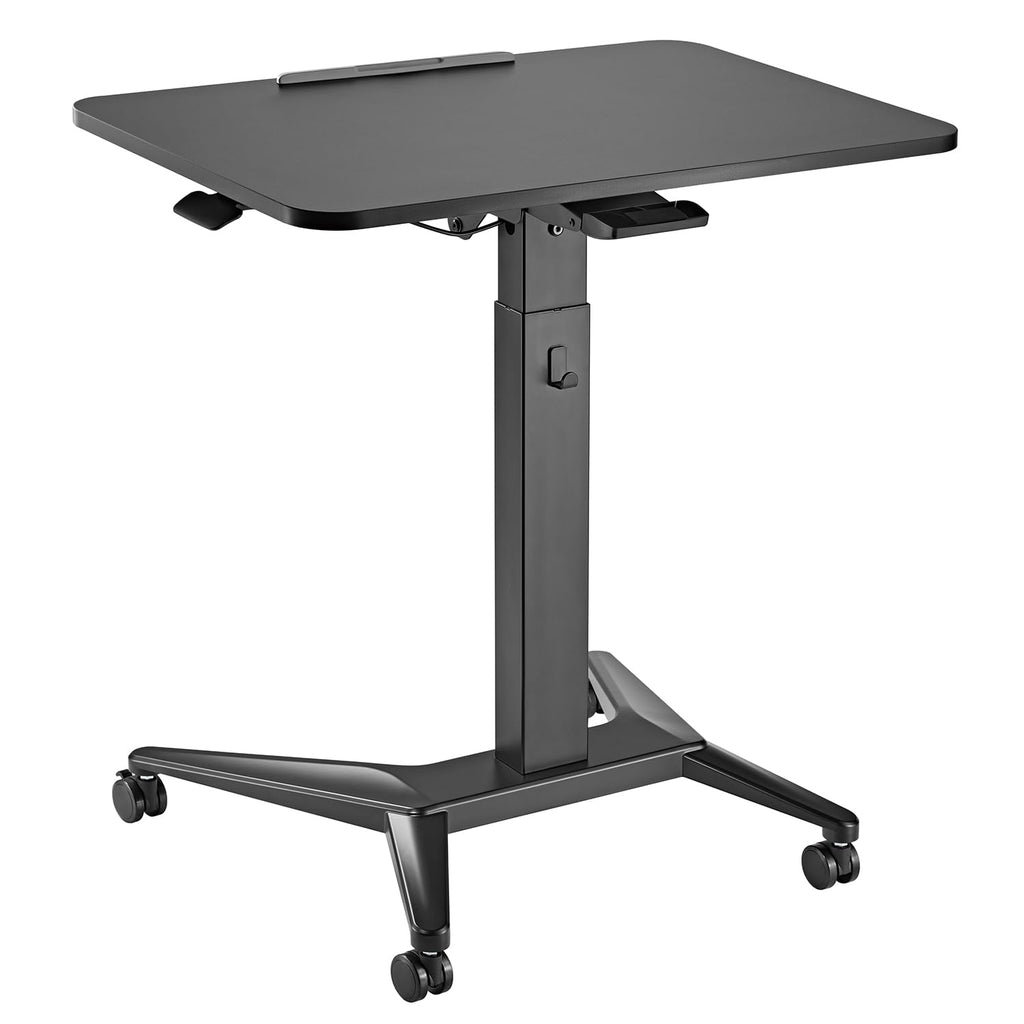 Maclean MC-453 B Table Mobile pour Ordinateur Portable Noir 80 x 52 cm