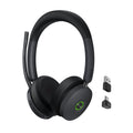 Yealink BH74 with Stand ANC Wireless Bluetooth Headset with Microphone, 6 AI Mic Noise Cancelling, On Ear Work Headsets for PC, 32H Talking Battery Life, Microsoft Teams Premium Open Office Certified