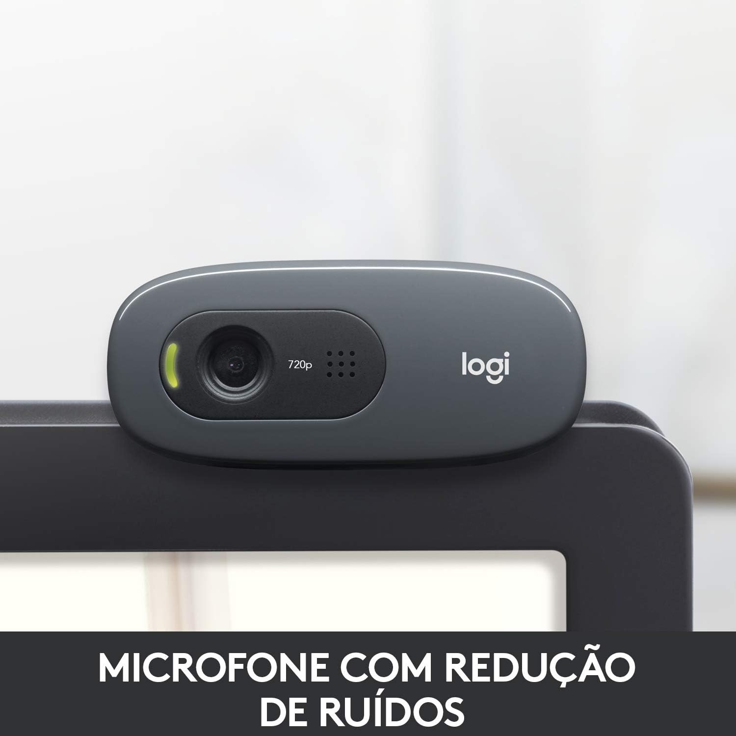 Logitech HD Webcam C270 HD Webcam with Built-In Microphone USB Skype MSN Facebook Black (Central Europe Version)