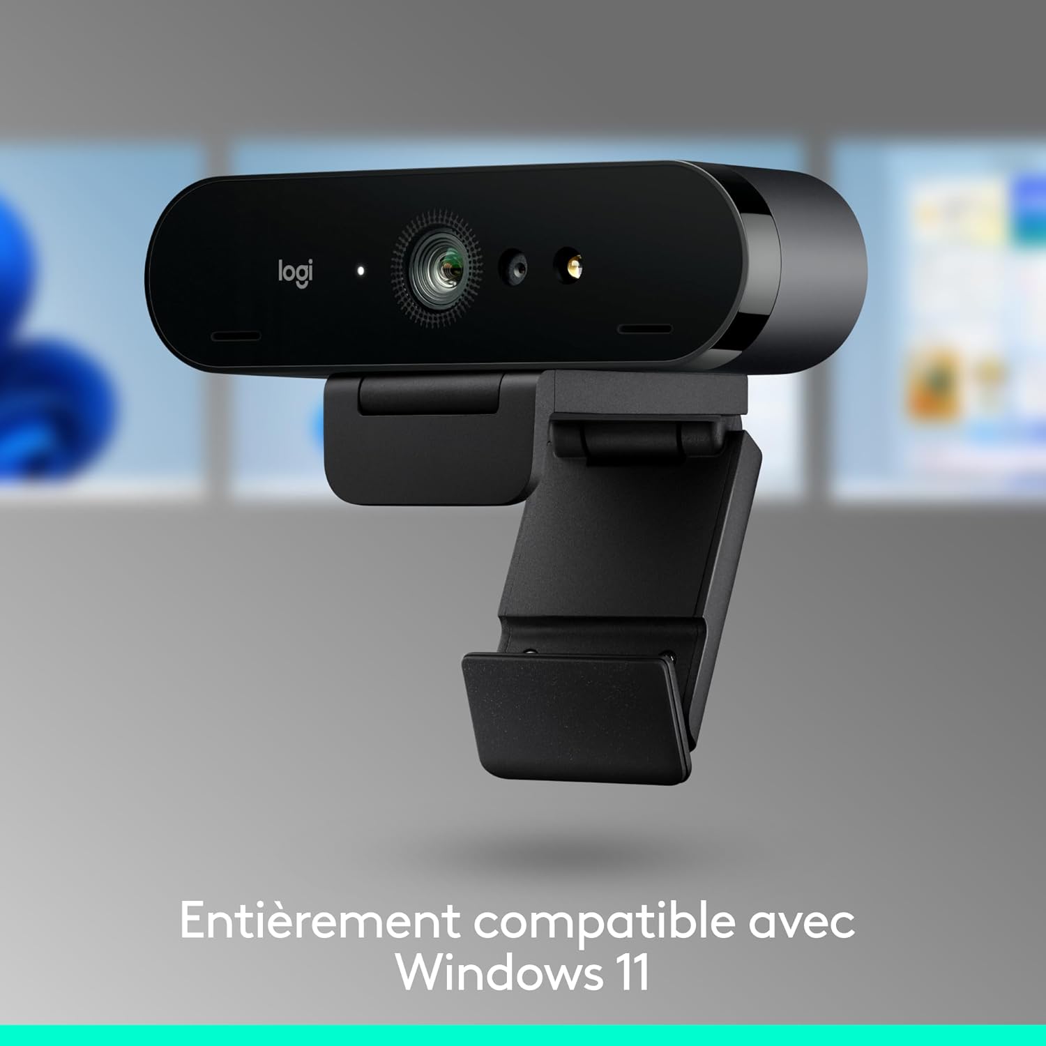 Logitech Brio 4K Webcam, Video Calls, Microphone, Anti-Parasite, HD Auto Light Correction for Microsoft Teams, Zoom, Google Voice, Google Meet, PC/Mac/Laptop/Macbook – Graphite