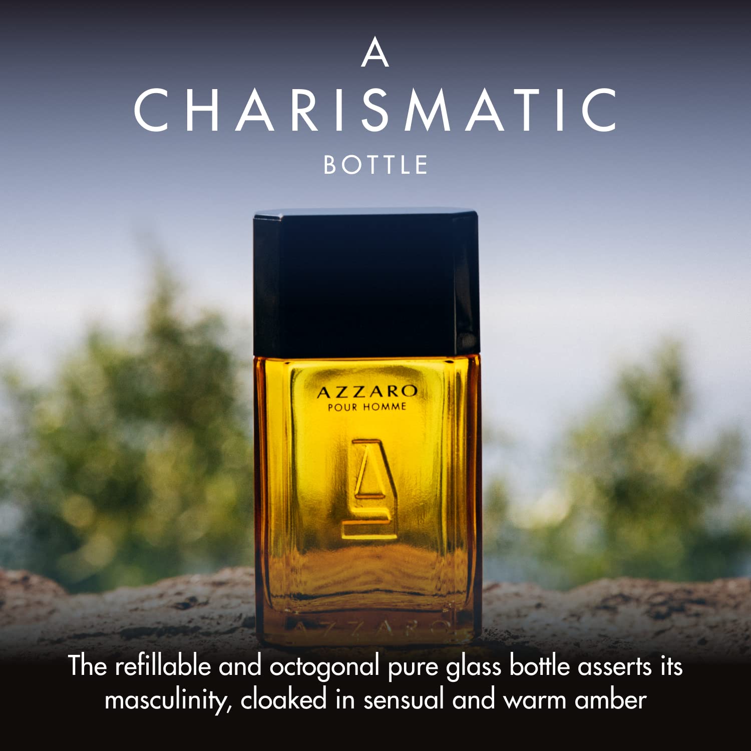 AZZARO Pour Homme - Eau De Toilette Homme - Fougère Aromatique Boisée - Patchouli, Vétiver & Santal - Tenue Longue Durée - Spray Vaporisateur