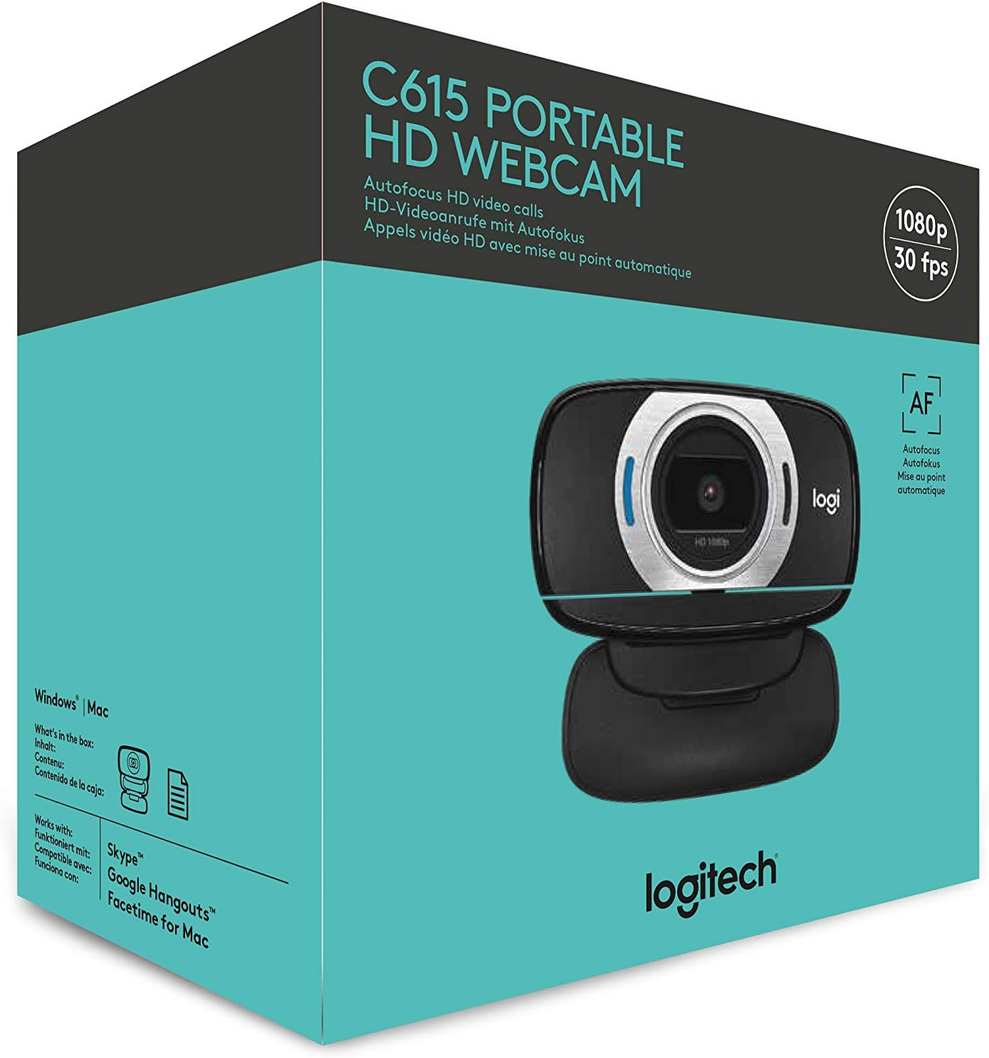 Logitech 960-001056 Webcam Black