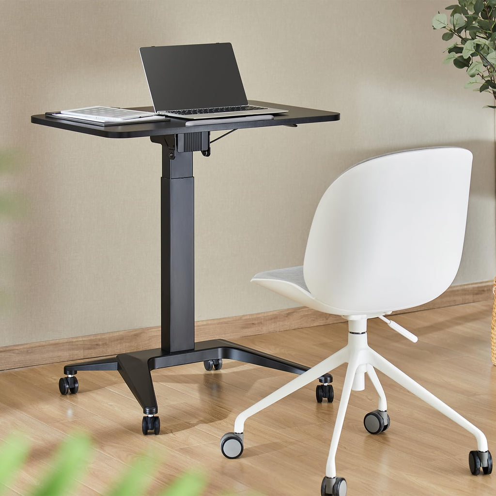 Maclean MC-453 B Table Mobile pour Ordinateur Portable Noir 80 x 52 cm