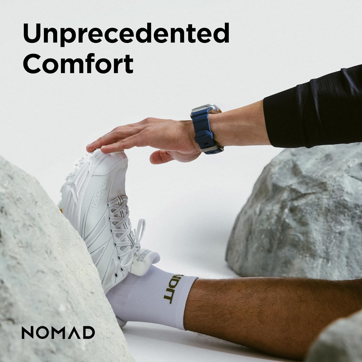NOMAD Bracelet de sport pour Apple Watch, Rocky Point, avec ferrures en titane